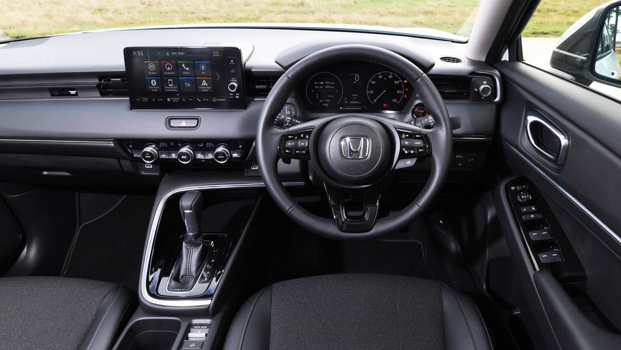 Honda HRV SUV Interior & comfort 2024 Carbuyer
